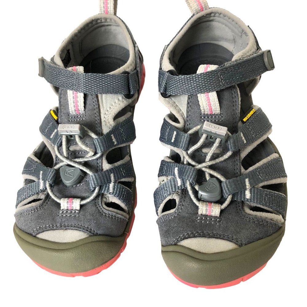 Keen Grey & Pink Waterproof & Washable Size: 13 (Little kid)